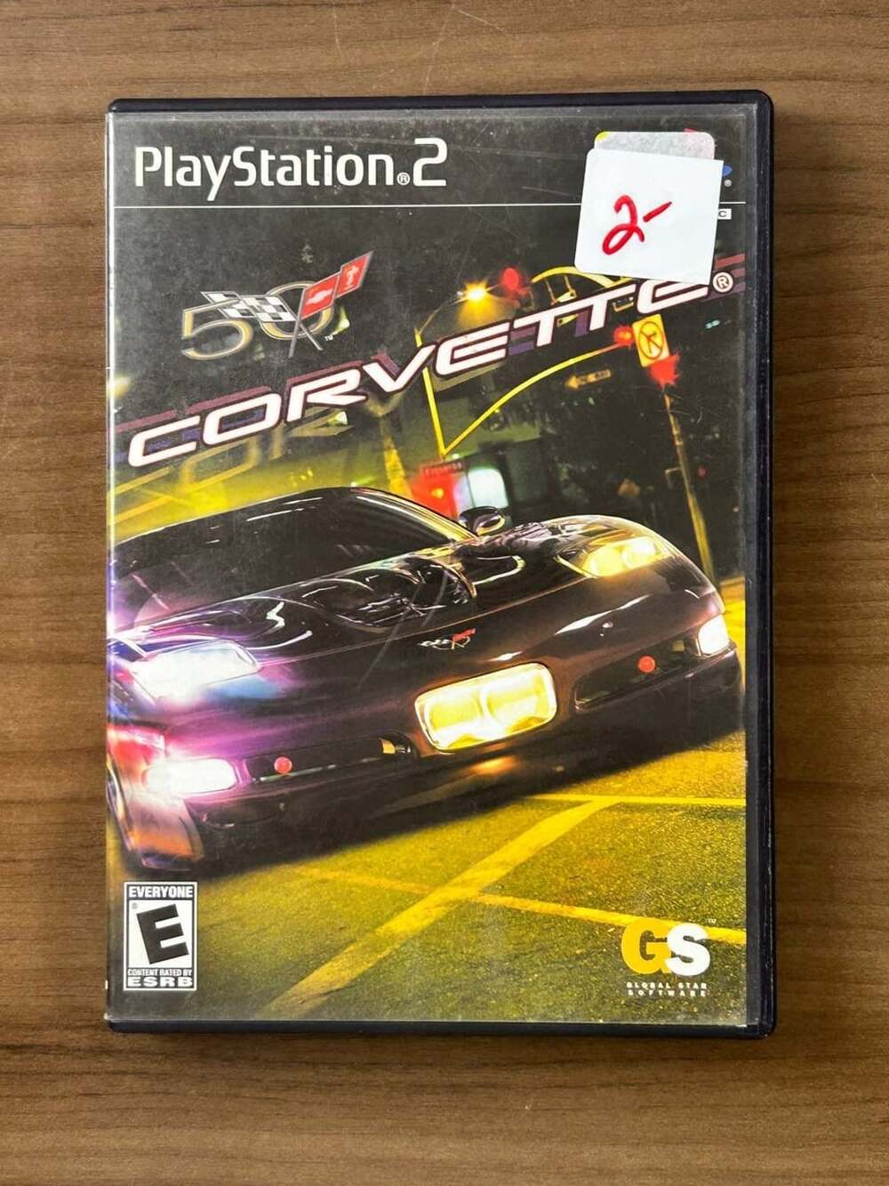 Corvette Sony PlayStation 2 PS2 NTSC-U/C Racing Game With Case & Manual